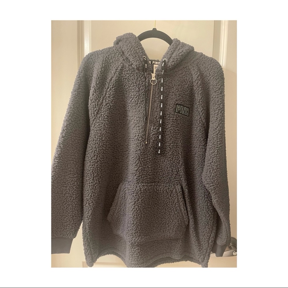 VS PINK Sherpa Hoodie.